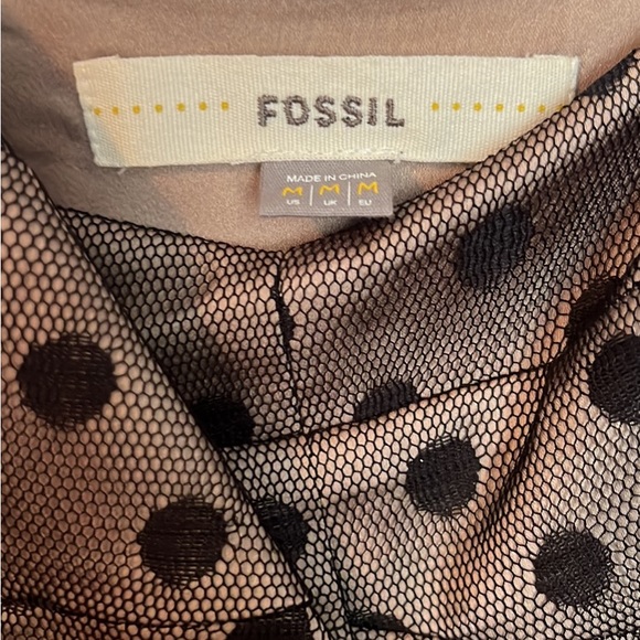 Fossil Black Polka Dot Dress - Picture 3 of 3